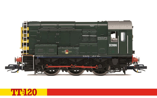Hornby TT3028M BR Class 08 0-6-0 D3986 - Era 5 TT120 Gauge *PRE ORDER £134.99*