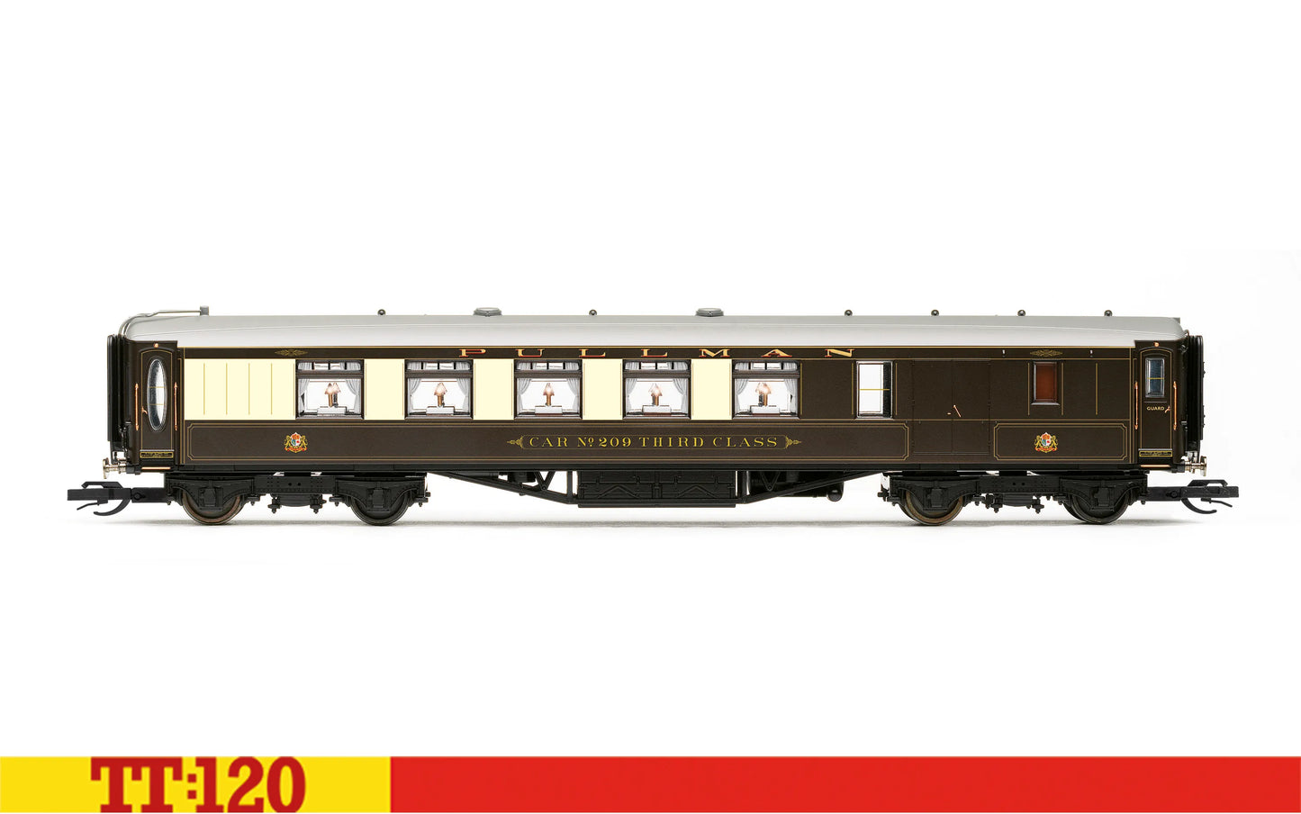 Hornby TT4004C Pullman Third Class Brake Car Car 209 Third Class TT120 Gauge *PRE ORDER £53.99*