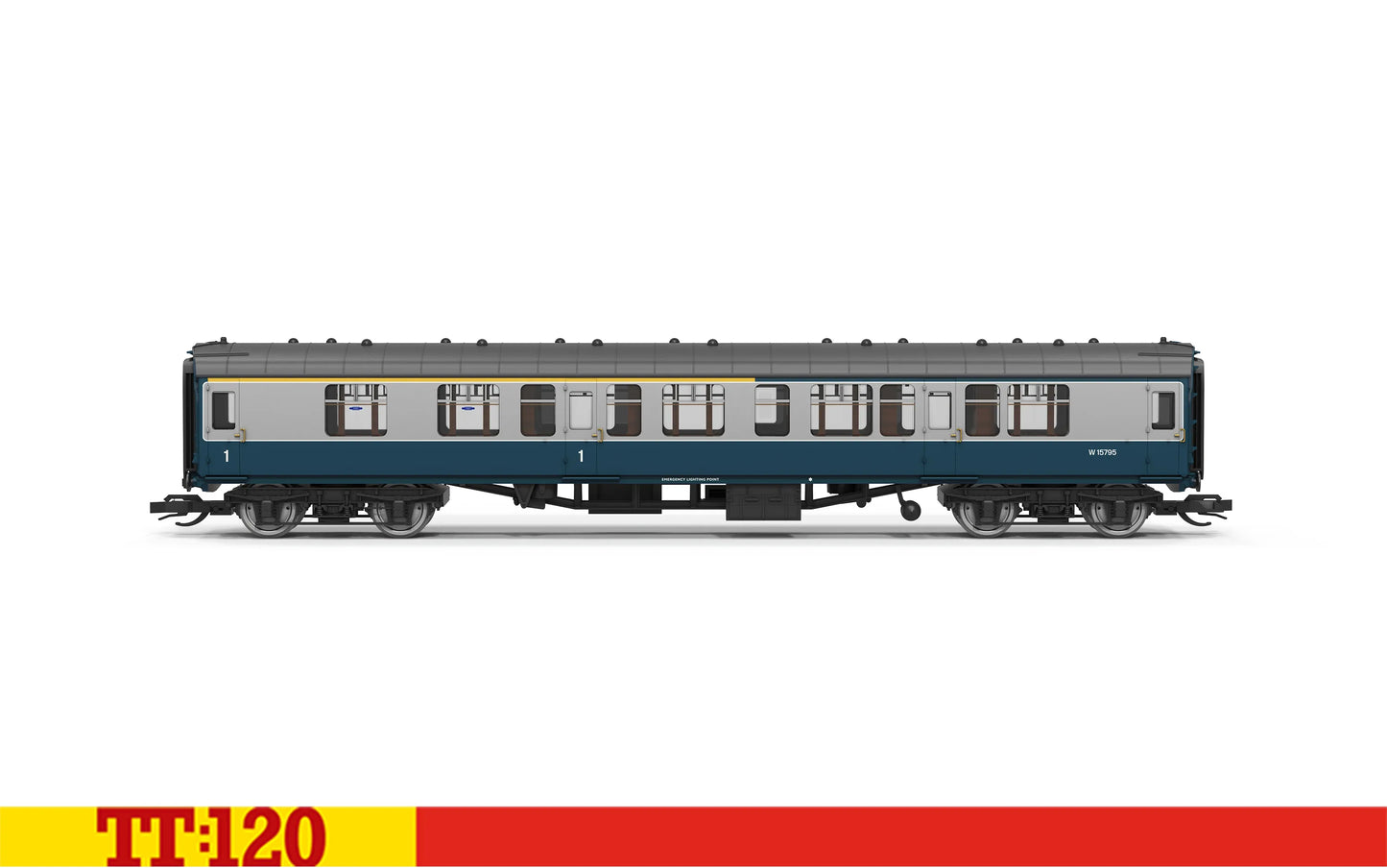 Hornby TT4076D BR Mk1 Composite Corridor W15795 TT120 Gauge *PRE ORDER £37.79*