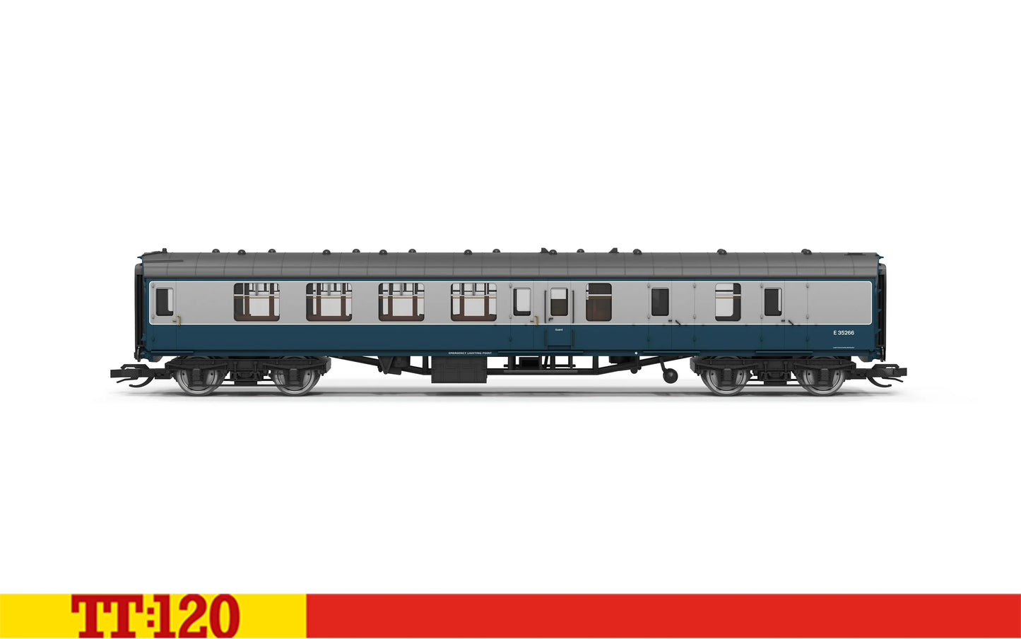 Hornby TT4077 BR Mk1 Brake Second Corridor E35266 TT120 Gauge *PRE ORDER £37.79*