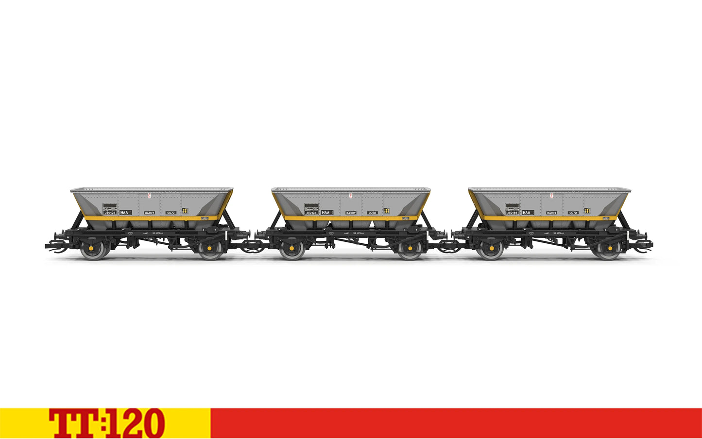 Hornby TT6094 Coal Sector HAA Wagon Triple Pack TT120 Gauge *PRE ORDER £72.89*