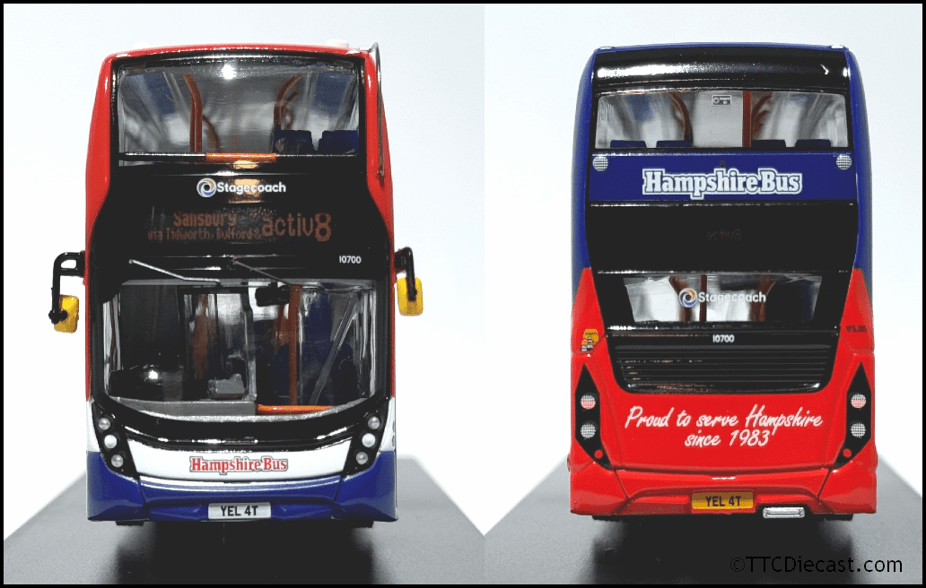 Northcord UKBUS6535 ADL E400MMC Hampshire Bus (10700  YEL 4T)