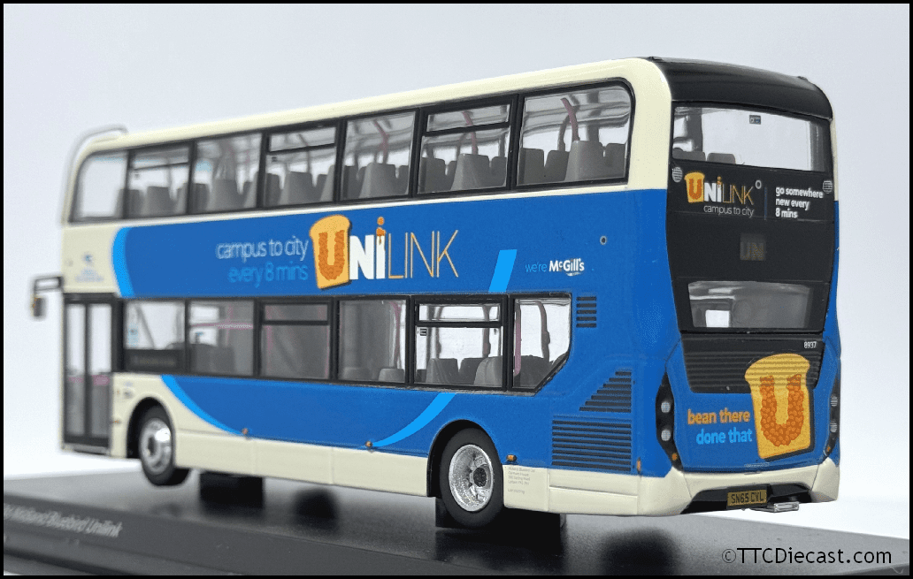 Northcord UKBUS6536 ADL E400MMC McGills Midland Bluebird Unilink (8937 SN65 CVL )