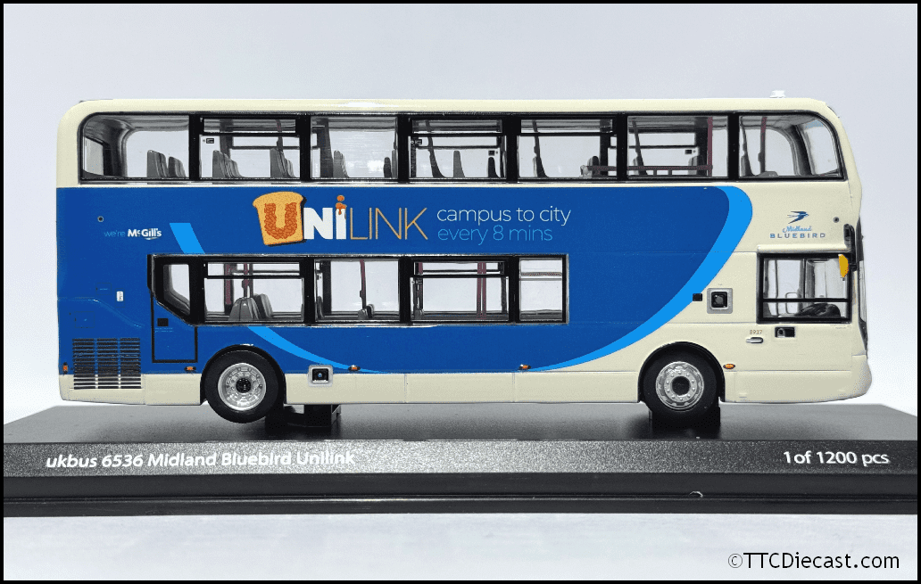 Northcord UKBUS6536 ADL E400MMC McGills Midland Bluebird Unilink (8937 SN65 CVL )