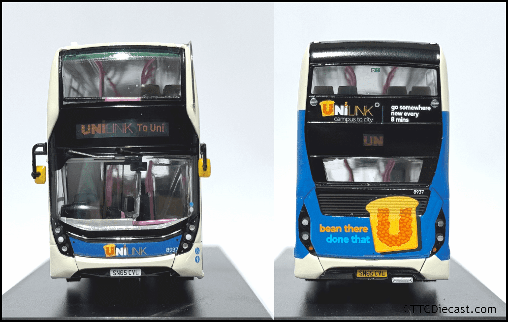 Northcord UKBUS6536 ADL E400MMC McGills Midland Bluebird Unilink (8937 SN65 CVL )