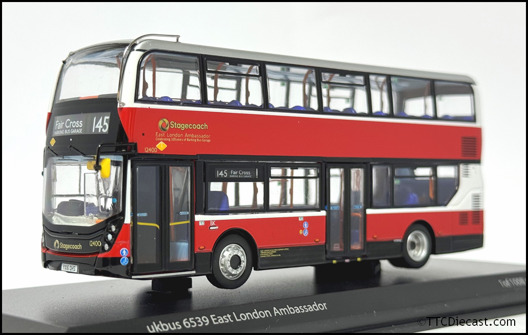Northcord UKBUS6539 ADL E400MMC Stagecoach London Ambassador (12400 YX16 OHS) *LAST FEW*