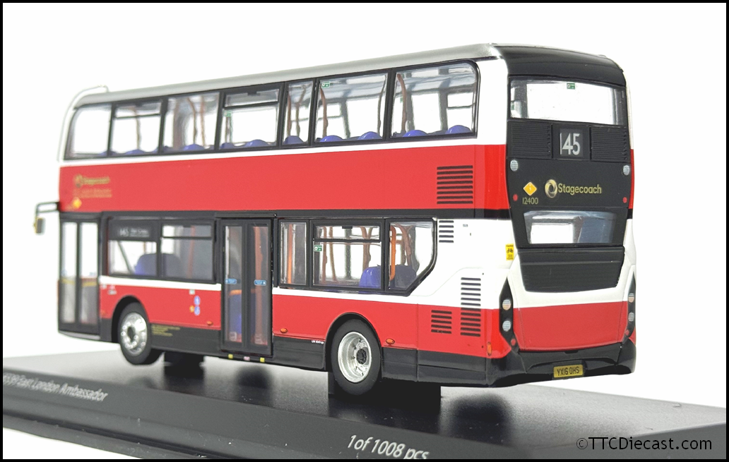 Northcord UKBUS6539 ADL E400MMC Stagecoach London Ambassador (12400 YX16 OHS) *LAST FEW*