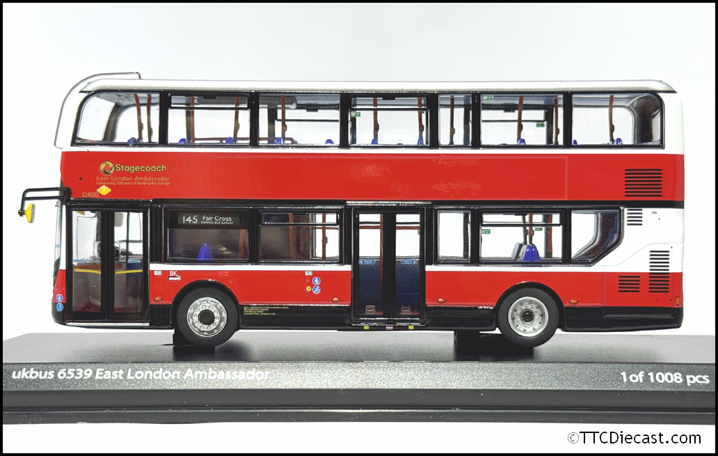 Northcord UKBUS6539 ADL E400MMC Stagecoach London Ambassador (12400 YX16 OHS) *LAST FEW*