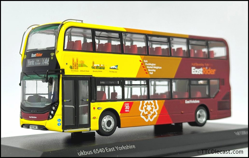 Northcord UKBUS6540 ADL E400MMC East Yorkshire EastRider (921  YX69 NMZ)