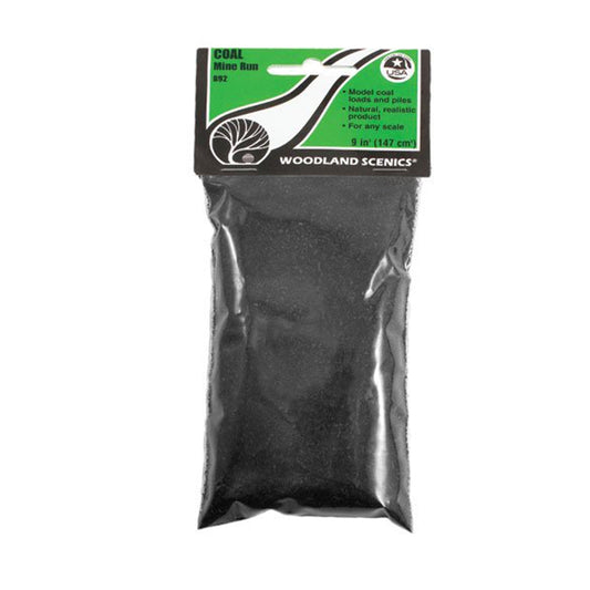 Woodland Scenics WB92 Mine Run Coal (Bag)