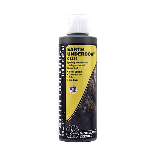 Woodland Scenics WC1229 Earth Undercoat Earth Colours™ Liquid Pigment 4 fl. oz.