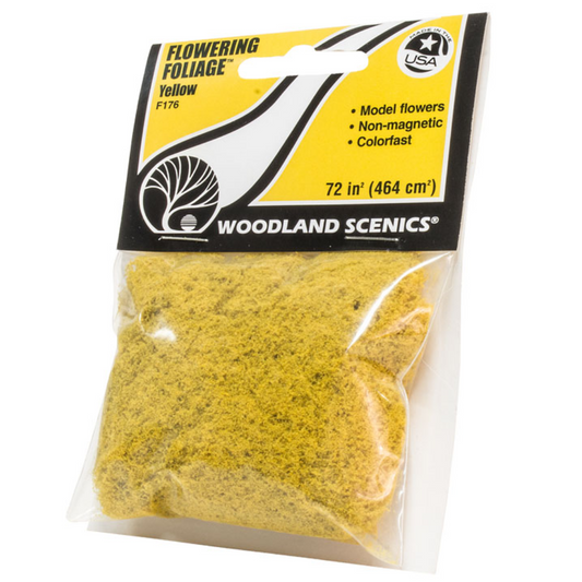 Woodland Scenics WF176 Yellow Flowering Foliage