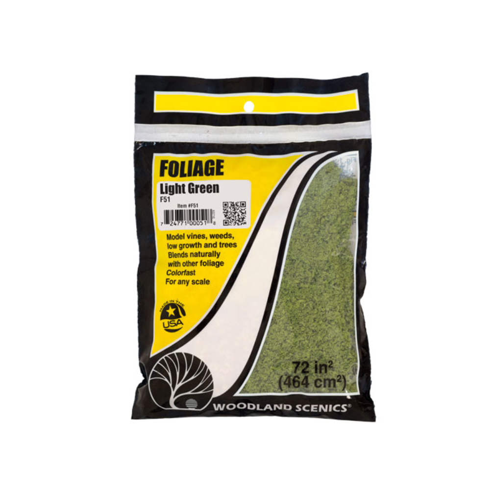 Woodland Scenics WF51 Light Green Foliage