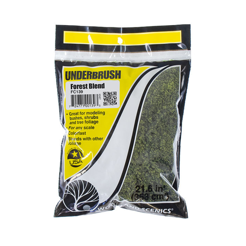 Woodland Scenics WFC139 Forest Blend Underbrush (Bag)