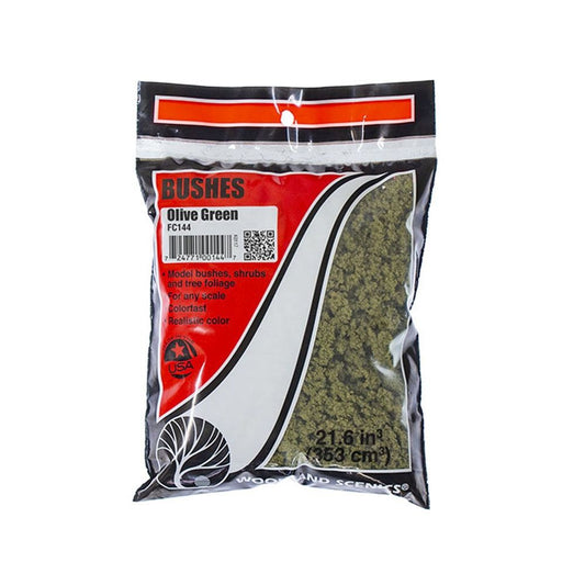 Woodland Scenics WFC144 Olive Green Bushes (Bag)
