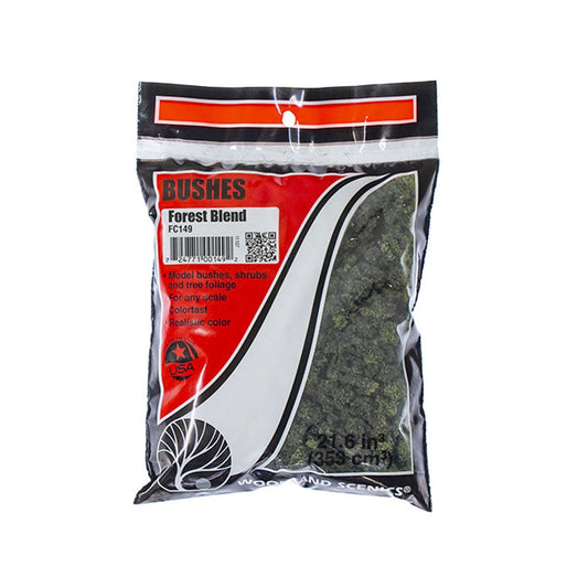 Woodland Scenics WFC149 Forest Blend Bushes (Bag)