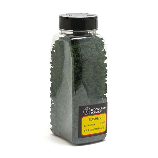 Woodland Scenics WFC1647 Dark Green Bushes
