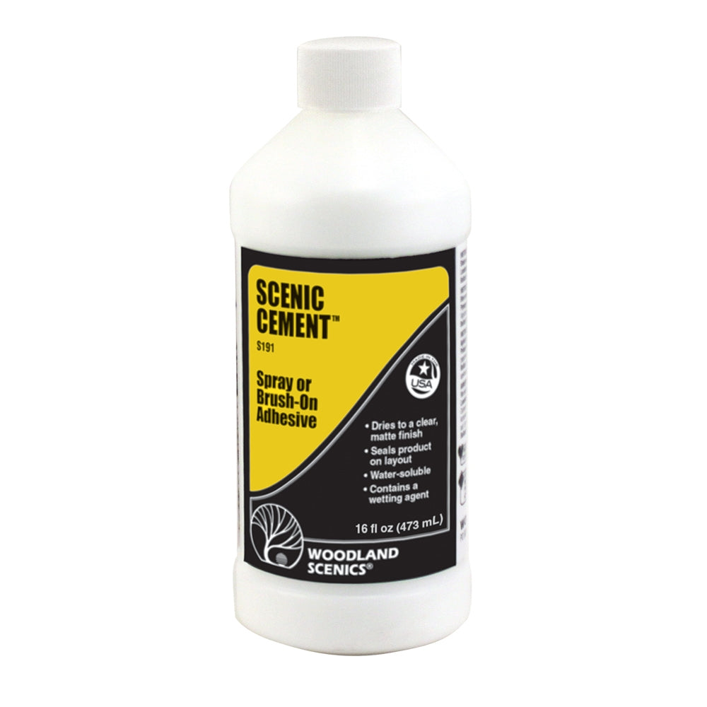 Woodland Scenics WS191 Scenic Cement 16 Fl Oz