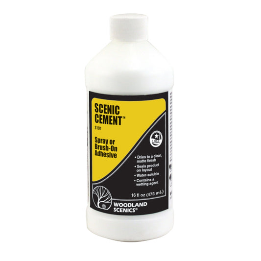 Woodland Scenics WS191 Scenic Cement 16 Fl Oz