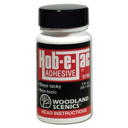 Woodland Scenics WS195 Hob-E-Tac Adhesive 2 Oz
