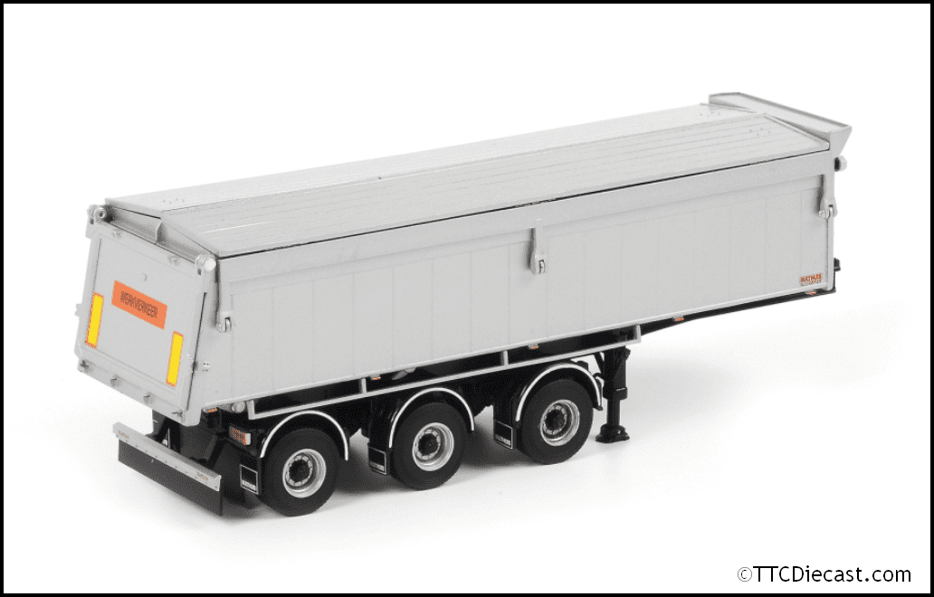Wsi 03-1003 Sand Tipper Trailer - Silver,  1/50 Scale *PRE ORDER £67.49*