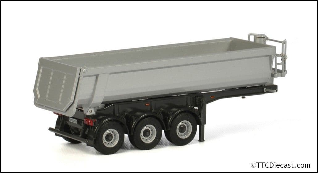 Wsi 03-2000 Halfpipe Trailer 3 Axle - Silver