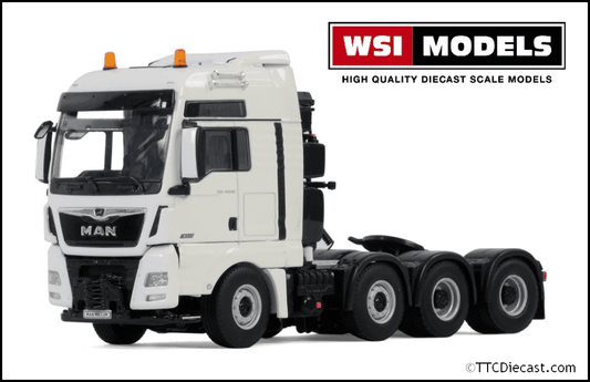 Wsi 03-2026 MAN TGX XXL Euro 6C (Facelift) 8 x 4 Tractor Unit, White, 1/50 Scale