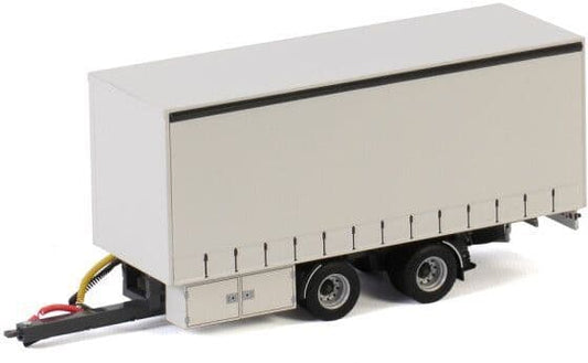 WSI 03-2030 Centre Axled Drawbar Curtainside Trailer 2 Axle 'White Line'