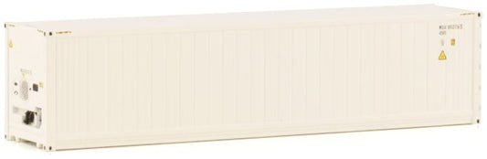 WSI 03-1010 Reefer Container 40ft White Line  1:50 Scale