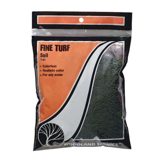 Woodland Scenics WT41 Soil Fine Turf (Bag)