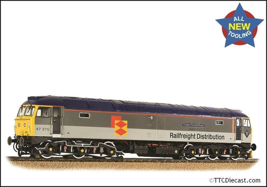 Bachmann 35-419 Class 47/3 47375 'Tinsley Traction Depot' BR RF Distribution, OO Gauge *LAST ONE**