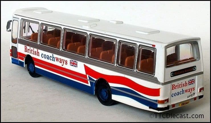 Base Toys B020 Leyland Leopard Duple - British Coachways / Wallace Arnold 1:76 Scale