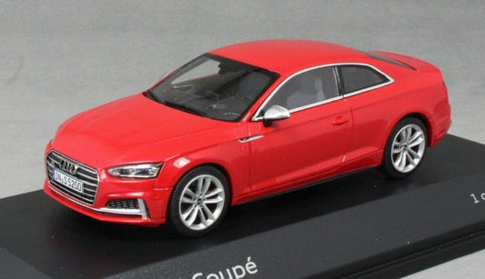 Paragon 5011615431 - 1:43 Scale Audi S5 Coupe Misano Red - Audi Dealer Packaging *LAST ONE*