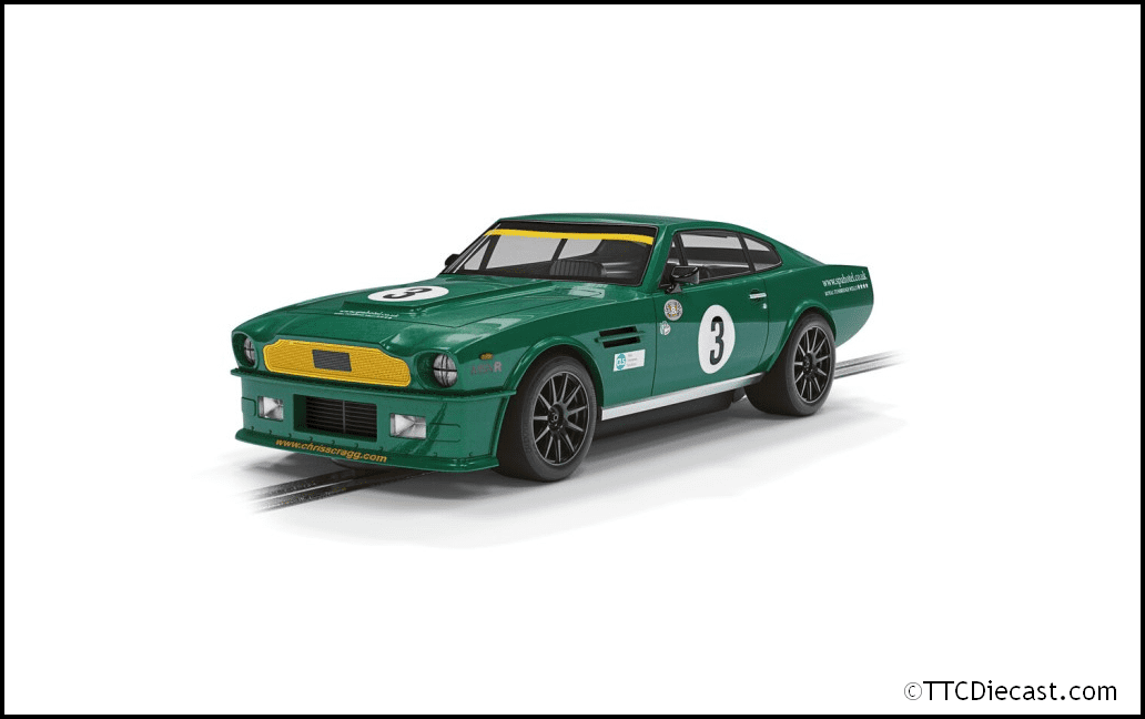 Scalextric C4256 H4256 Aston Martin V8 - Chris Scragg Racing - UK Web Exclusive *LAST FEW*
