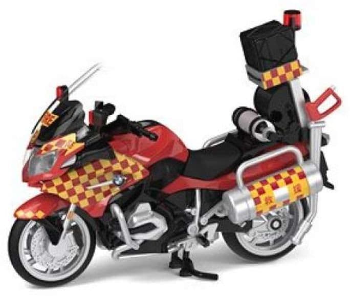Tiny ATC43185 BMW R1200RT Fire Motorcycle Red/Black 2014 1:43 Scale