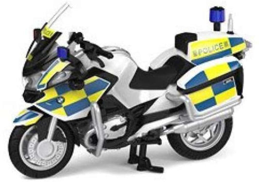 Tiny ATC43187 BMW R900RT-P Police Motorcycle (AM6896) Yellow/Blue 1:43 Scale *PRE ORDER £17.99*