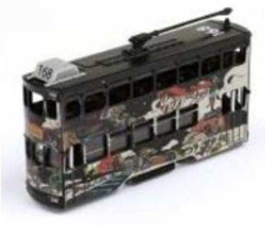 Tiny ATC64133 Ding Ding Comix Tram Black 1:120 Scale *PRE ORDER £15.29*