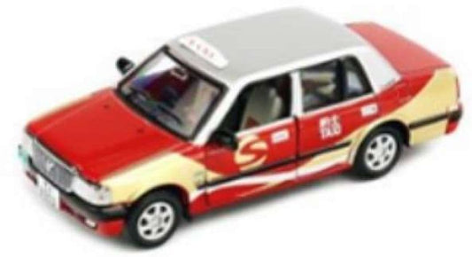 Tiny ATC64136 Toyota Crown Syncab (SPT) Red/Yellow 1:64 Scale
