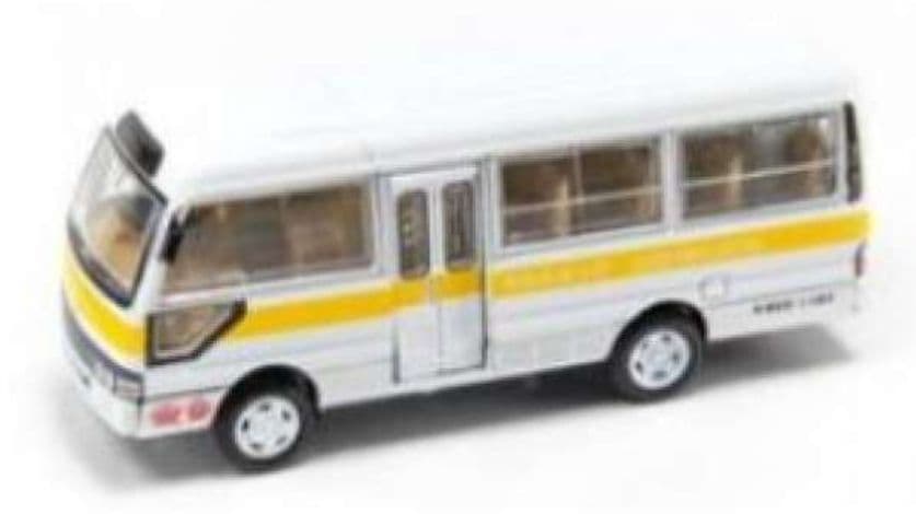 Tiny ATC64486 Toyota Coaster School Bus DX2329 White/ Yellow 1:76 Scale PRE ORDER £13.49