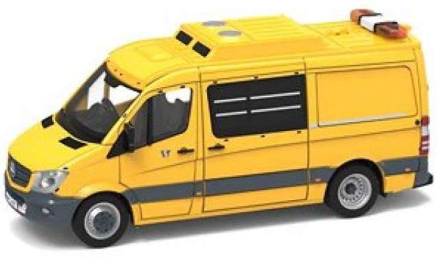 Tiny ATC65163 Mercedes Benz Sprinter FL WSD (AM3197) Yellow 1:76 Scale